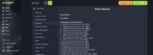 fixbet para yatırma